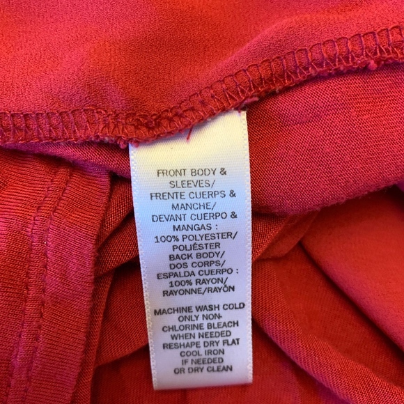 LOFT Tie Cold Shoulder Mix Media Top - Picture 6 of 10